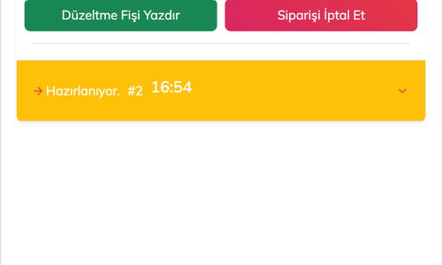 Restoran&Cafe POS ve QR Menü Yazılımı Ekran Görüntüsü 14